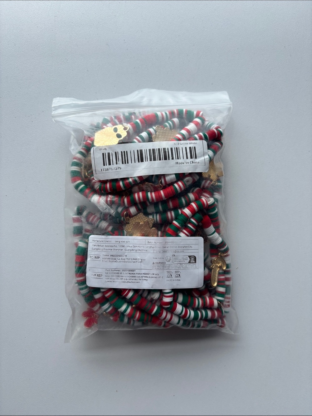 Mystery Festive Multicolor Beaded Bracelet Set